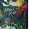 Die Klosterser Berge - Canvas Print