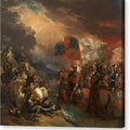 Edward III Crossing the Somme - Canvas Print
