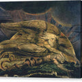 Elohim Creating Adam - Canvas Print