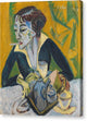 Erna with a Cigarette - Canvas Print