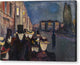 Evening on Karl Johan Street - Canvas Print