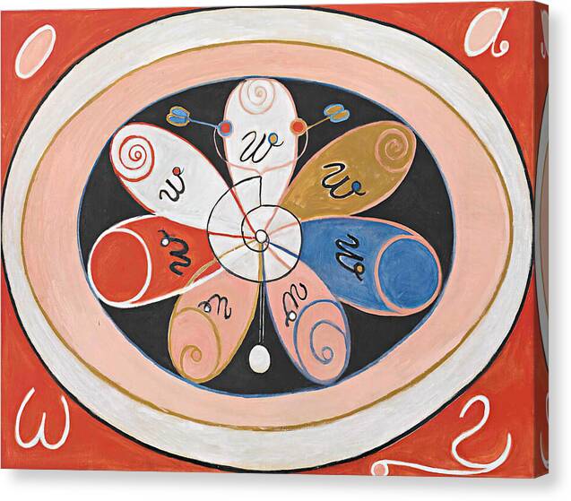Evolution, No. 15, Group IV, The Seven-pointed Stars - Canvas Print