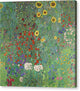 Farm Garden with Sunflowers - Canvas Print