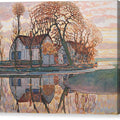 Farm near Duivendrecht - Canvas Print