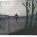 Faun by Moonlight - Canvas Print