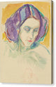 Female Head - Canvas Print