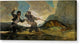 Fight with Cudgels - Canvas Print