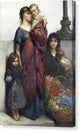 Flower Sellers of London - Canvas Print