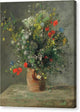 Flowers in a Vase, c. 1866 - Canvas Print