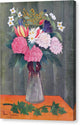 Flowers in a Vase - Canvas Print