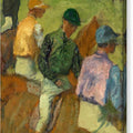 Four Jockeys - Canvas Print