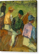 Four Jockeys - Canvas Print
