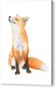 Fox Watercolor - Canvas Print