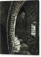 Ghost on the Stairs - Canvas Print