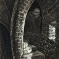 Ghost on the Stairs by Fritz Schwimbeck - Art Print - Zapista