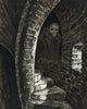 Ghost on the Stairs by Fritz Schwimbeck - Art Print - Zapista