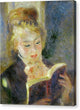 Girl Reading - Canvas Print