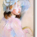 Girl with a Basket - Canvas Print
