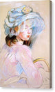 Girl with a Basket - Canvas Print