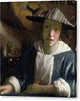 Girl with a Flute - Canvas Print