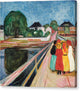 Girls on the Bridge - Canvas Print