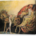 God Judging Adam - Canvas Print