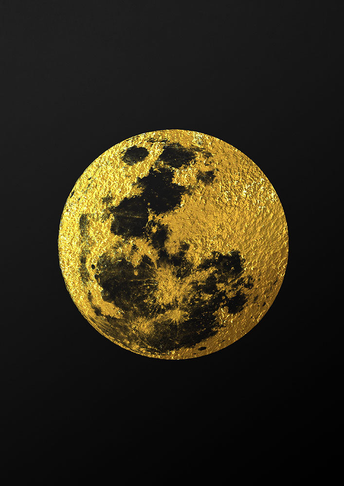 Gold Moon - Art Print - Zapista