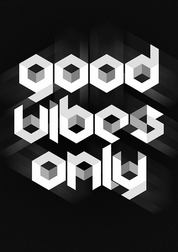 Good Vibes Only - Art Print - Zapista