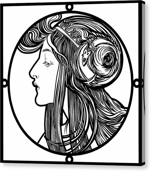 Grace in Profile - Canvas Print