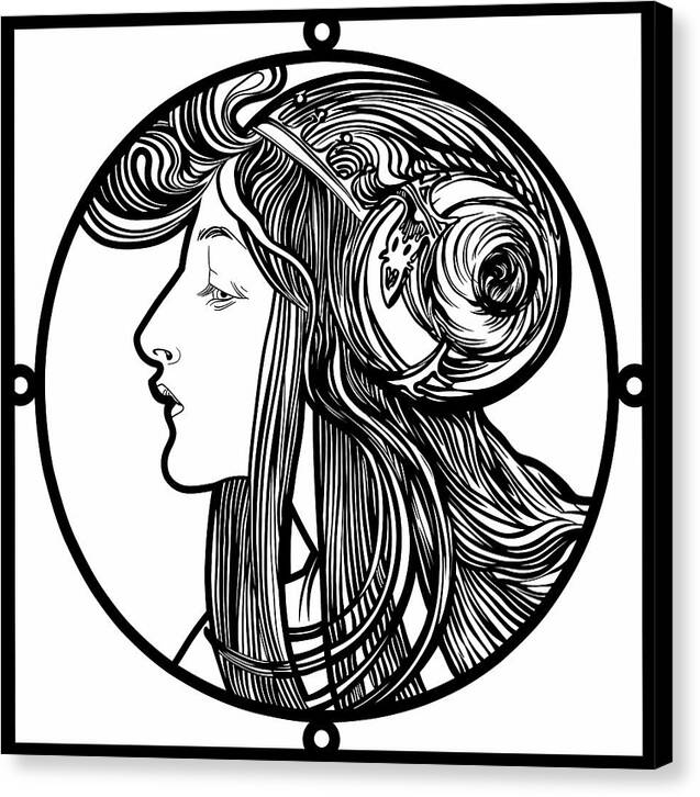 Grace in Profile - Canvas Print