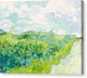 Green Wheat Fields, Auvers - Canvas Print