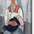 Gypsy Woman with Baby - Canvas Print