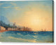 Harbor with Ships - Canvas Print