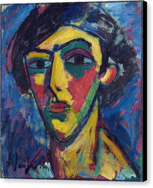 Head Of A Youth - Canvas Print