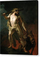 Hercules Removes Cerberus from the Gates of Hell - Canvas Print