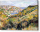 Hills around the Bay of Moulin Huet, Guernsey - Canvas Print