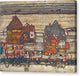 Houses With Laundry - Canvas Print