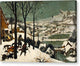 Hunters in the Snow - Canvas Print