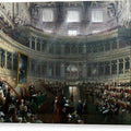 Il Senato presieduto da Cesare Alfieri di Sostegno - Canvas Print