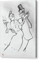 La Goulue, Valse Pour Piano - Canvas Print
