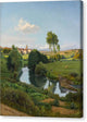 La Saone au bas de Lironcourt, Vosges - Canvas Print