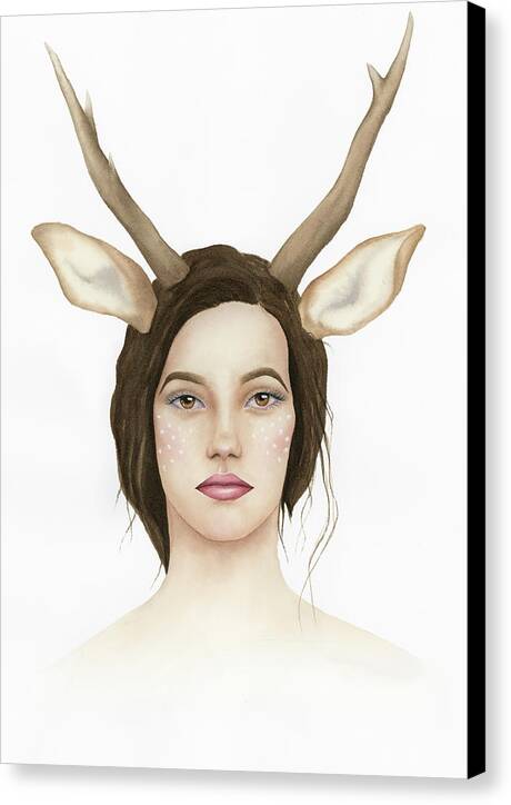 Lady Deer - Canvas Print