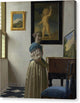 Lady Standing at a Virginal - Canvas Print