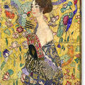 Lady with Fan - Canvas Print