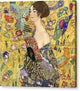 Lady with Fan - Canvas Print