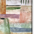 Landscape with Poplars - Canvas Print