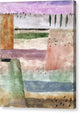 Landscape with Poplars - Canvas Print
