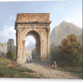 L'Arco di Augusto a Susa, Italia - Canvas Print
