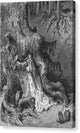 Les Aventures du chevalier Jaufre et de la belle Brunissende - Canvas Print