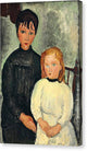 Les deux filles - Canvas Print